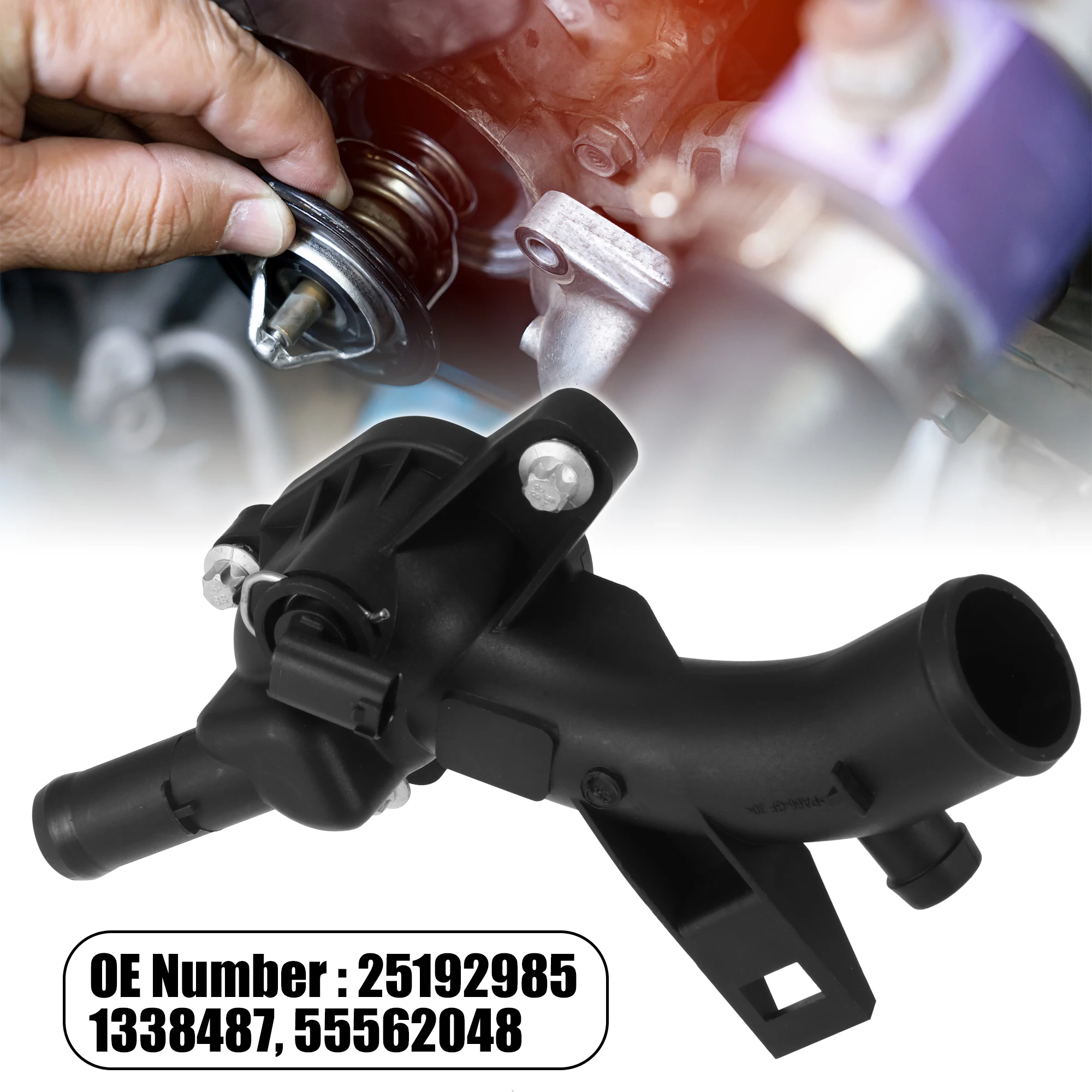 

X Autohaux 25192985 1338487 55562048 Thermostat Housing for Vauxhall Corsa E for Astra J