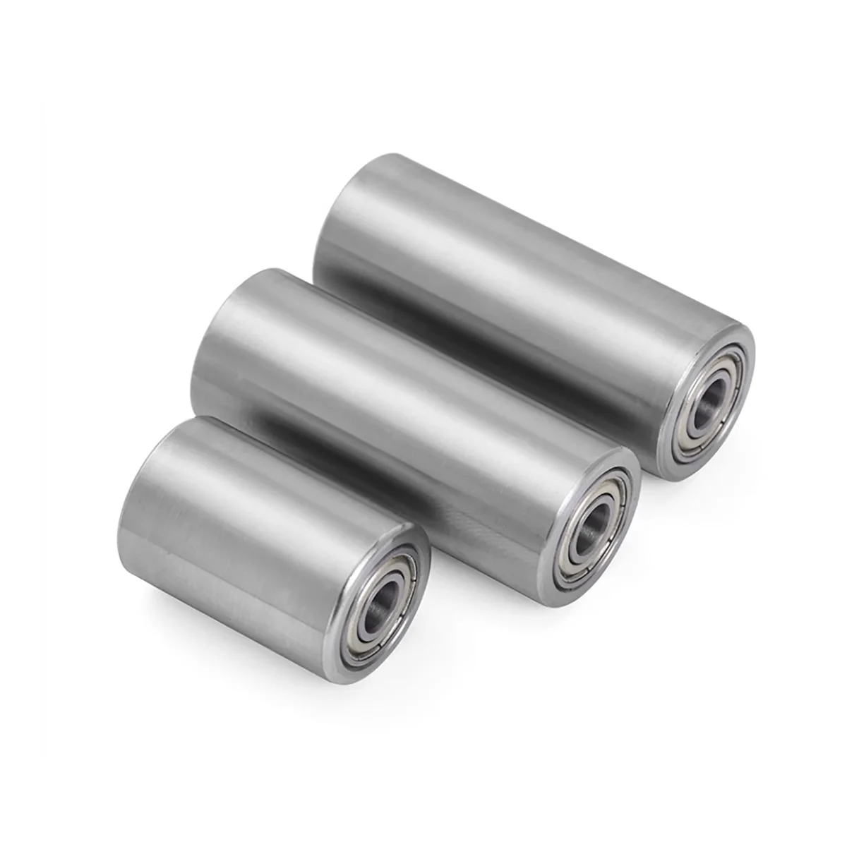 Double Bearing Roller Conveyor Wheel Sand Belt Machine Driven Wheel/Non Powered Drum Iron Wheel/Flat Belt Idler Wheel OD 12-30