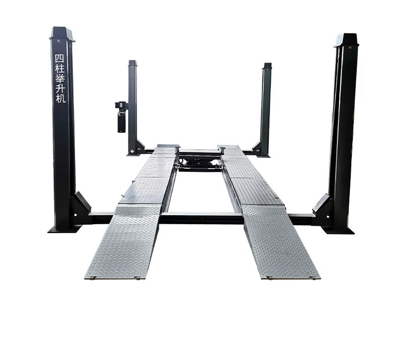 3D four-wheel aligner car shears 6 tons 8 tons four-column lift