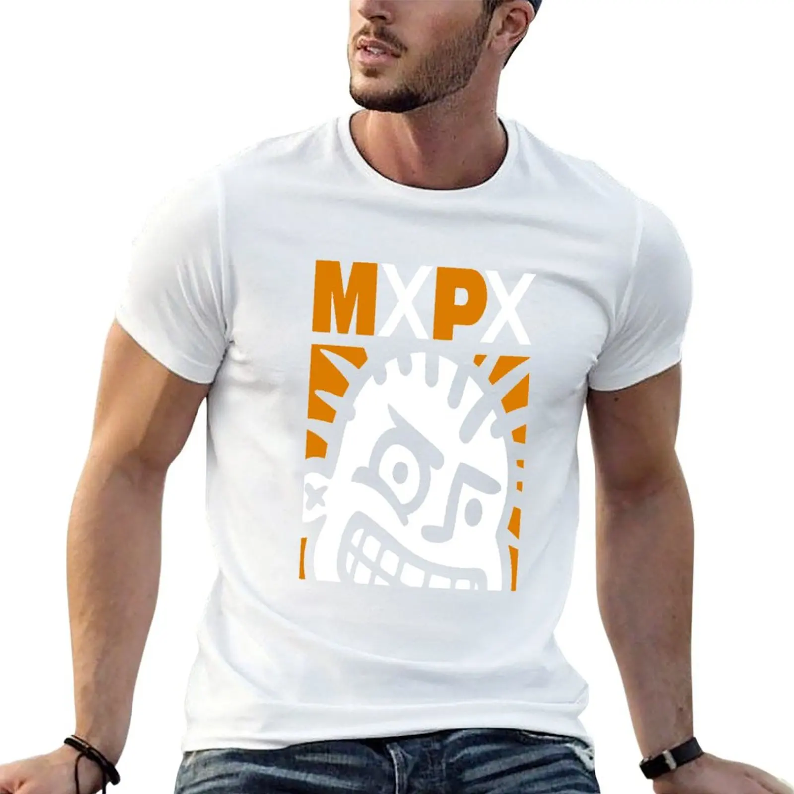 

Senyum<<MXPX>>Palsu T-Shirt t shirts with prints mens graphic t shirts T-Shirt