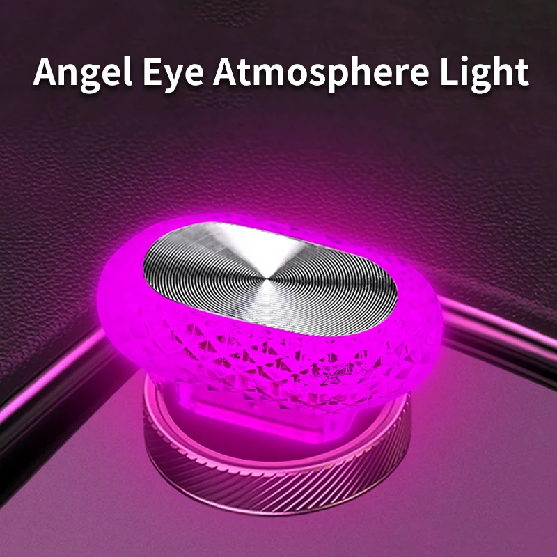Image of Innenumgebungslicht, kabellose Innen-LED, Auto-USB, Atemumgebungslicht, modifiziertes kleines Regenbogenlicht für das Auto