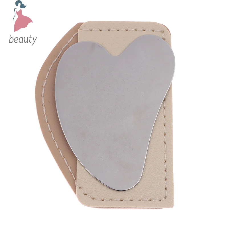 Face Neck Body Guasha Massage Tool Facial Skin Care Guasha Board Face Massager Stainless Steel Gua Sha Scraper Massager