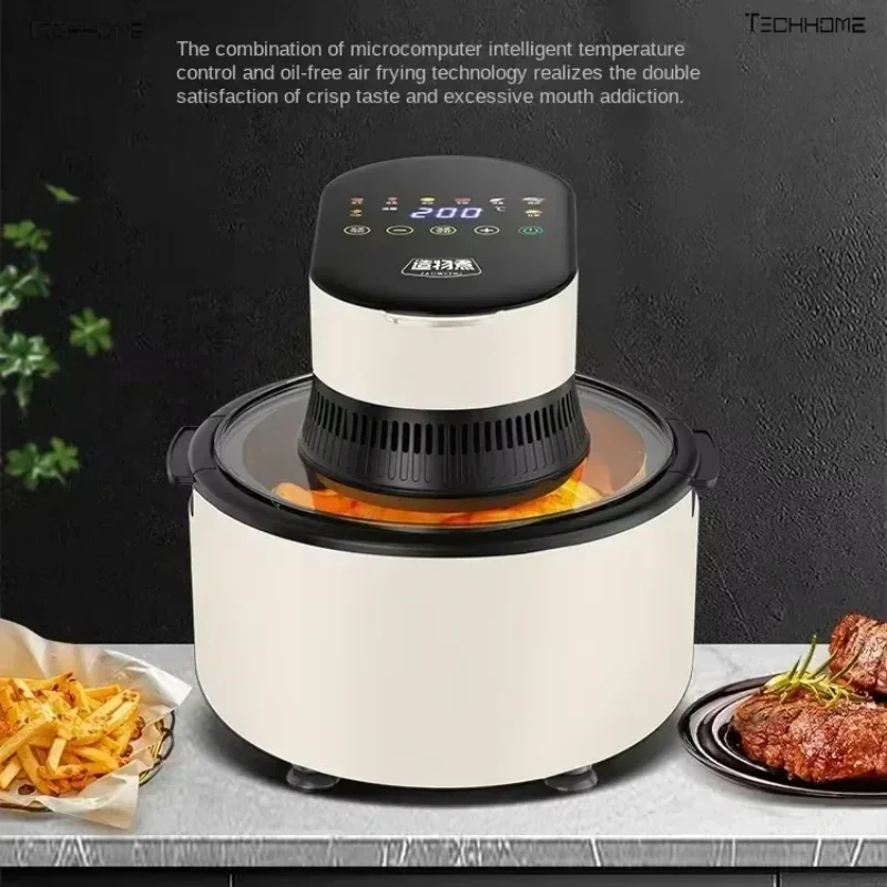 Freidora de aire multifuncional de gran capacidad, horno eléctrico de cocina doméstica, todo en uno, nueva máquina eléctrica para patatas fritas