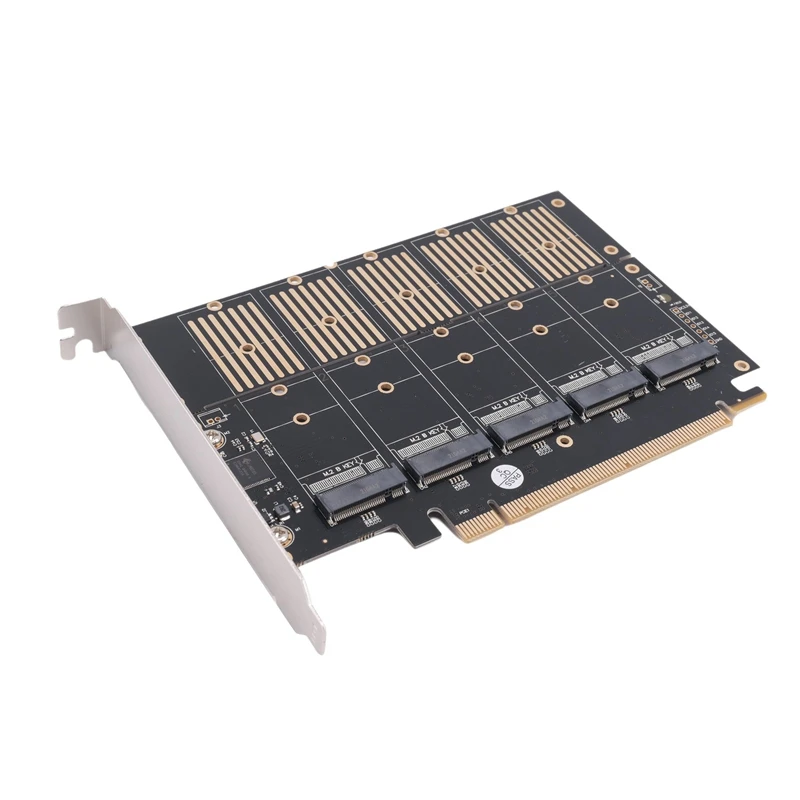 Pcie X16 M.2 Key B Nvme SSD Adapter Card As Shown PCB SSD Adapter Card NGFF SSD Expansion Card