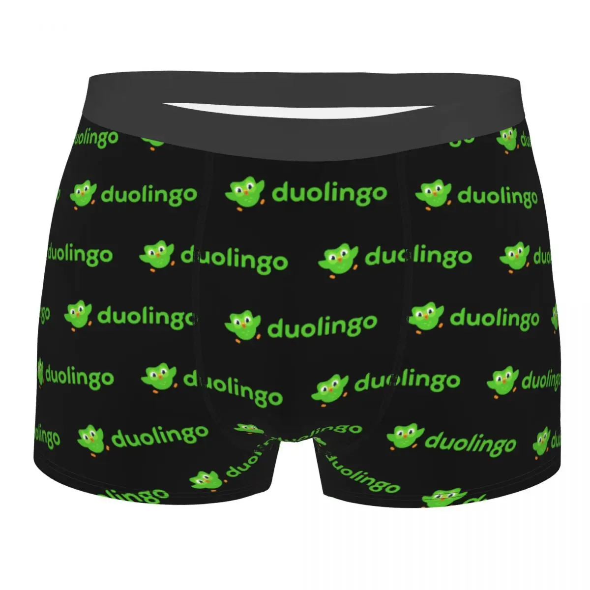 

Duolingo Owl Duo Men's Boxer Briefs,Highly Breathable Underwear,Top Quality 3D Print Shorts Gift Idea