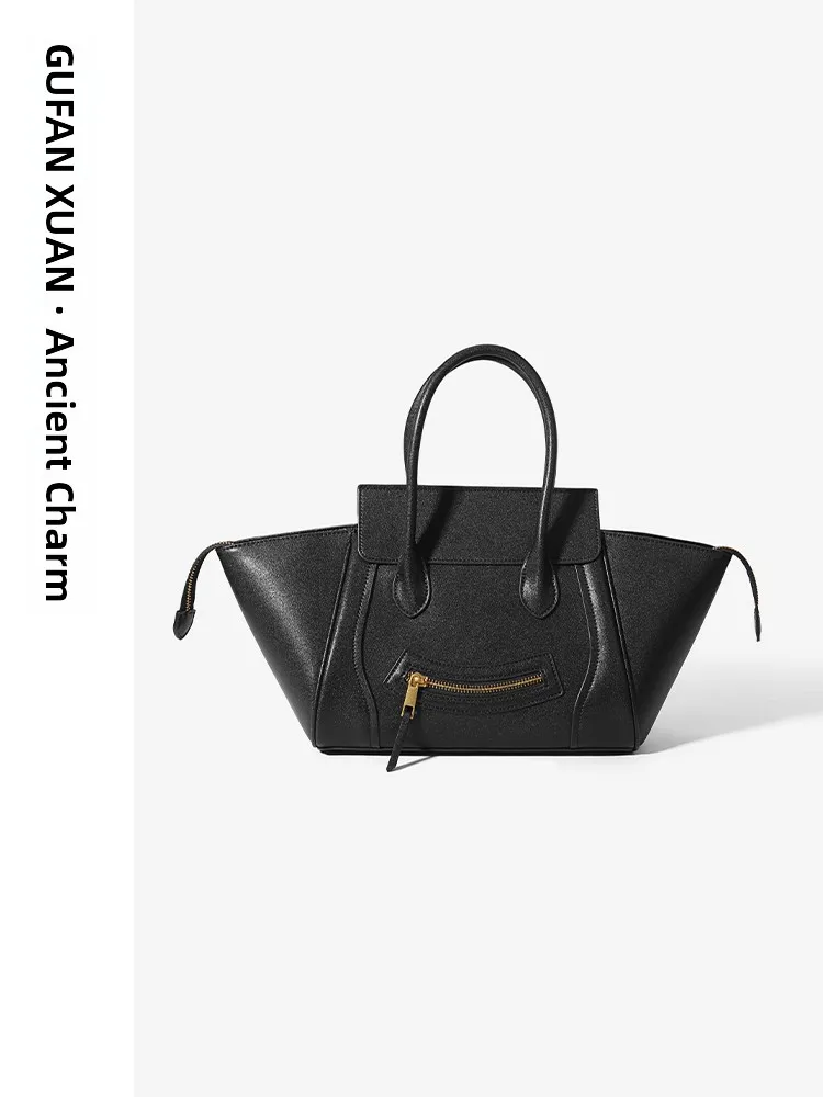 

Женская сумка Gufanxuan 2025: Новая модель из матовой натуральной кожи, на одно плечо, повседневная, простая, мягкая, элегантная