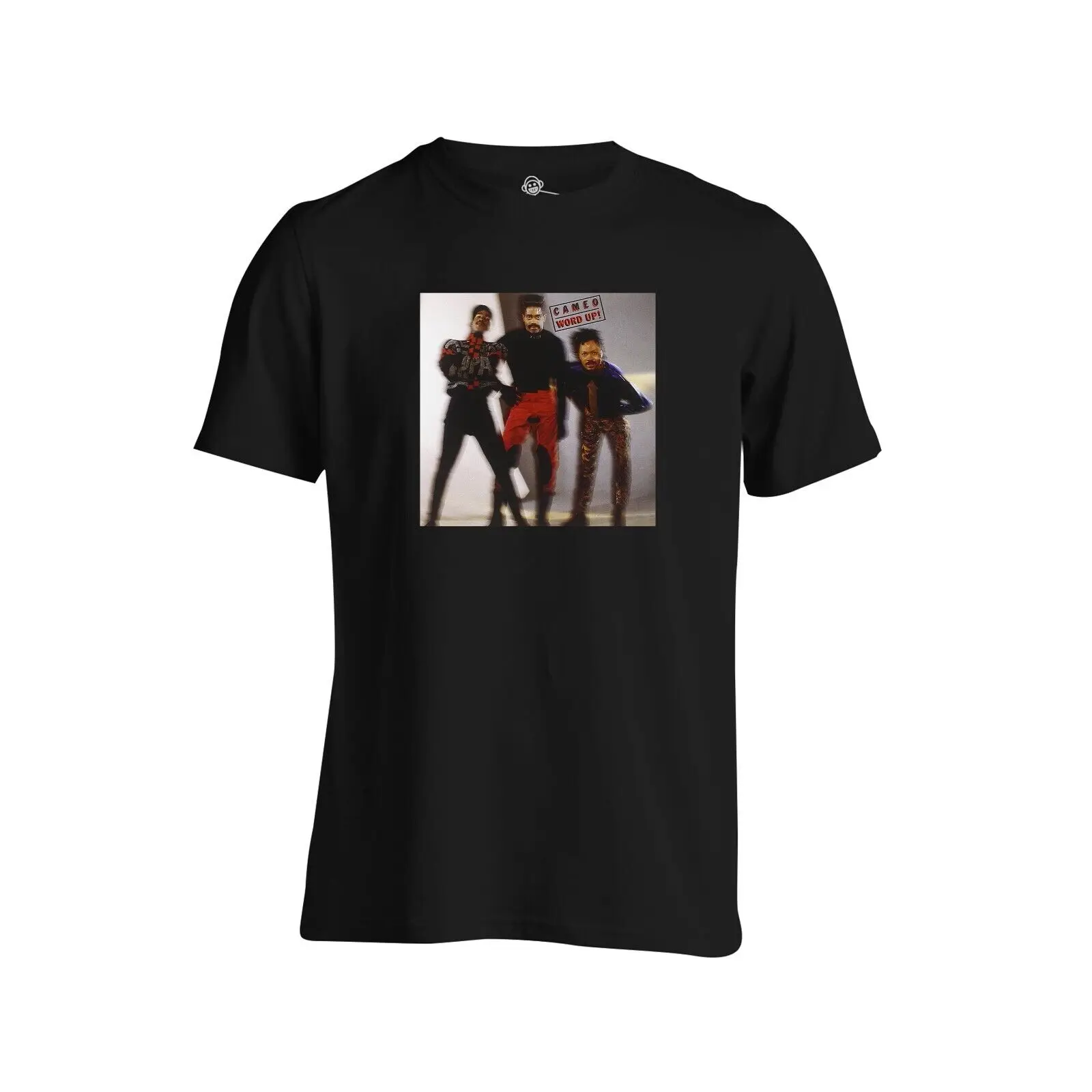 Camiseta de camafeo, cubierta de álbum de palabra Up, 80's Funk Classic