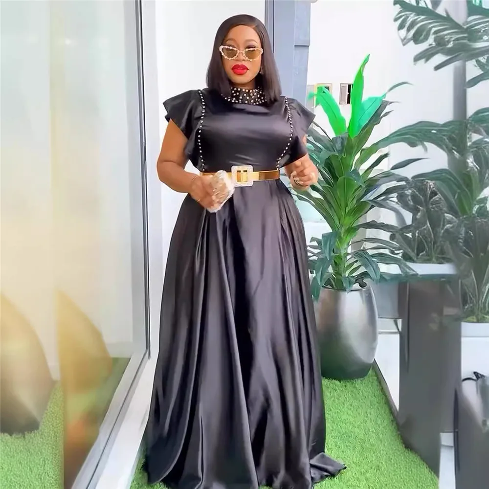 

Новинка 2024, банкетное вечернее платье в европейском и американском стиле, модное элегантное платье с завышенной талией, S10115