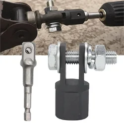 1/2 Inch Scissor Jacks Adaptor Drive Impact Wrench Adapter Tool Jack Shear Chrome Vanadium Steel Adapter Steel Ball Joint Rod