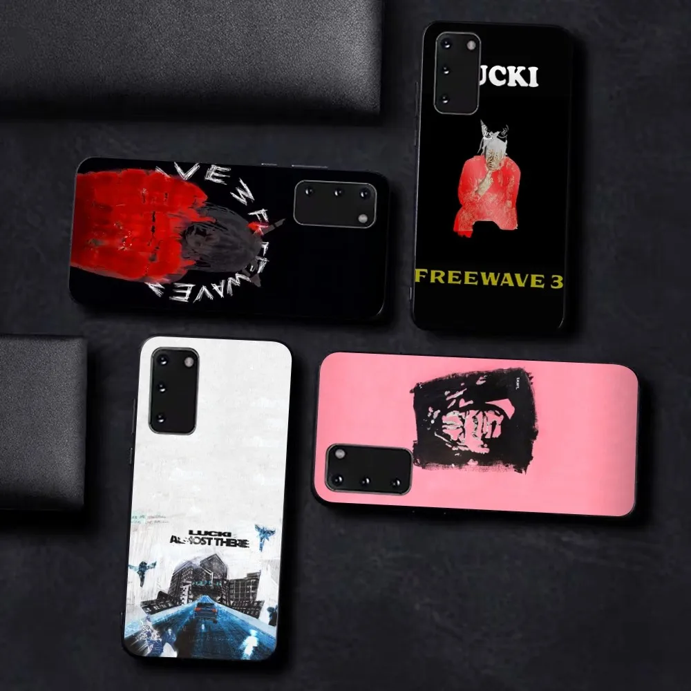 L-Lucki Rapper WAKE UP LUCKI Phone Case For Samsung S 9 10 20 21 22 23 30 23 24 plus lite Ultra FE S10lite Fundas