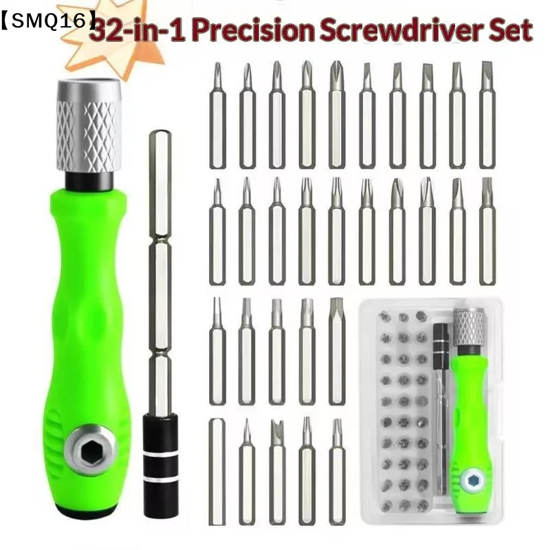 Bits Mini Repair Tool For Phone Watch PC 32 In 1 Multifunctional Screwdriver Set With 30 PCS Torx Magnetic Screw Driver【SMQ】
