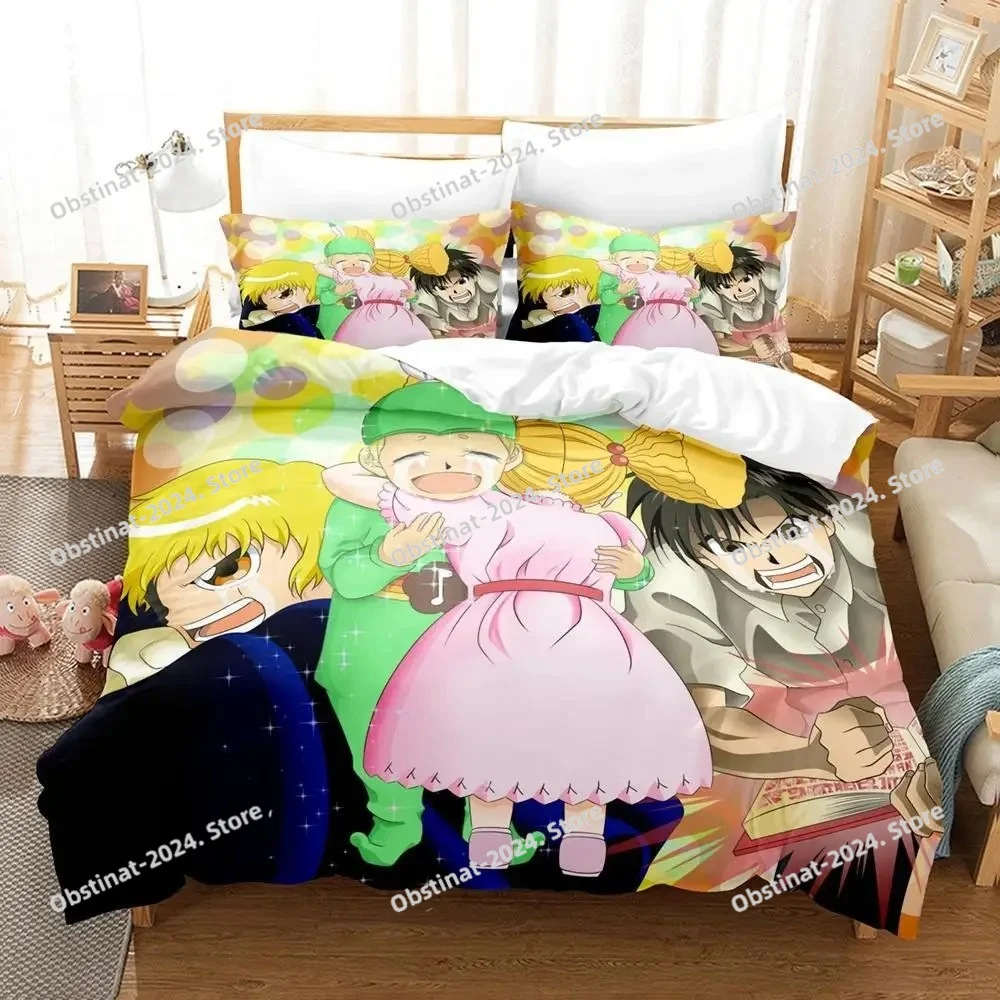 

3d Print Anime Zatch Bell! Bedding Set Printed Bed Set Duvet Cover Sheet Pillowcase Bed Soft Quilt Cover Full Queen King Size