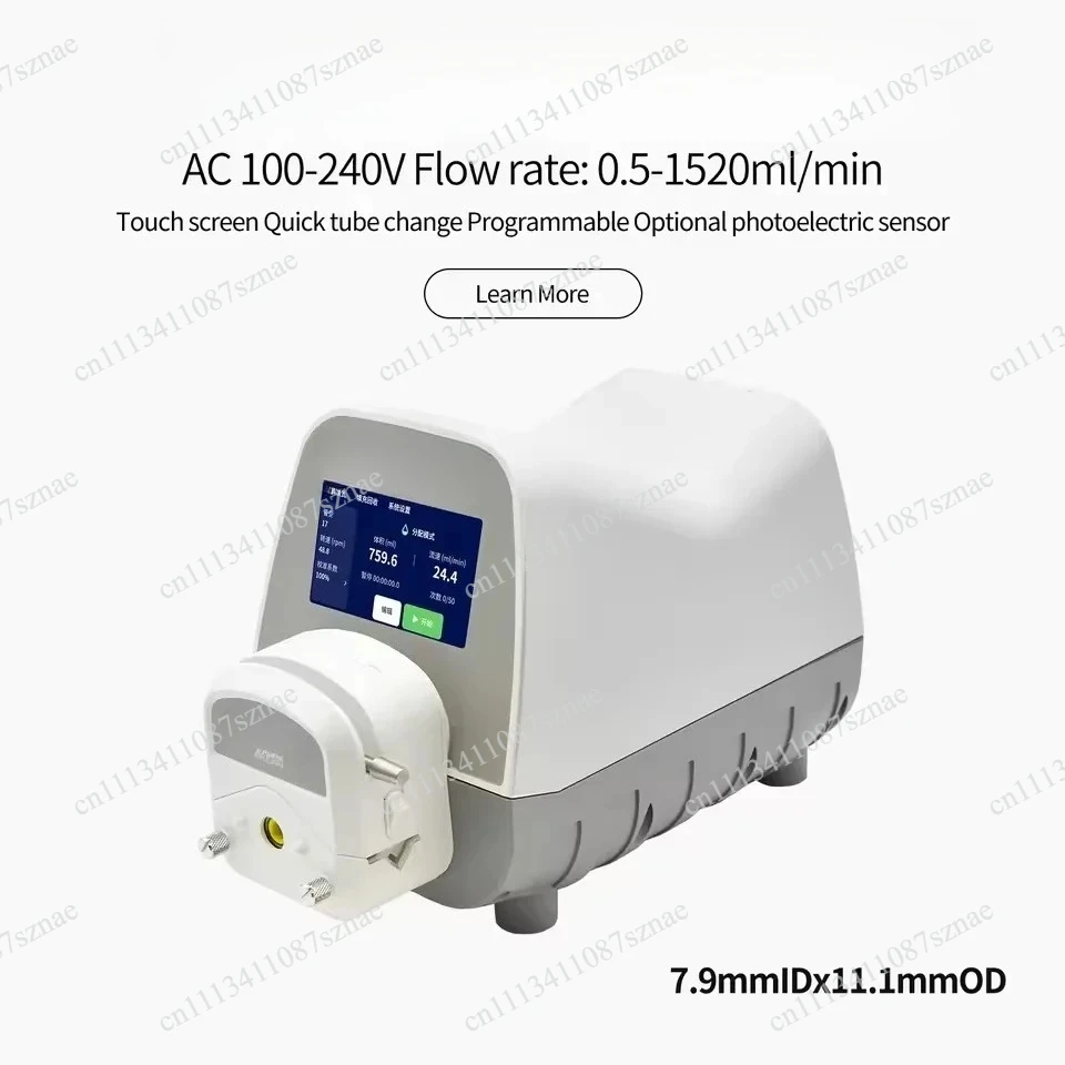 For UIP E Peristaltic Pump 0.5-1500ml/min, Lab Beverage Liquid Filling Dosing Pump