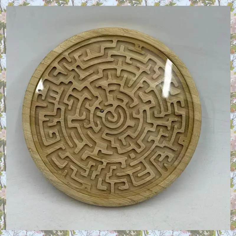 T84C-ไม้เกมกระดานเขาวงกตรอบเขาวงกตเขาวงกตเกมกระดานเขาวงกตปริศนาเกมตรรกะสําหรับเด็กวัยหัดเดินผู้ใหญ่