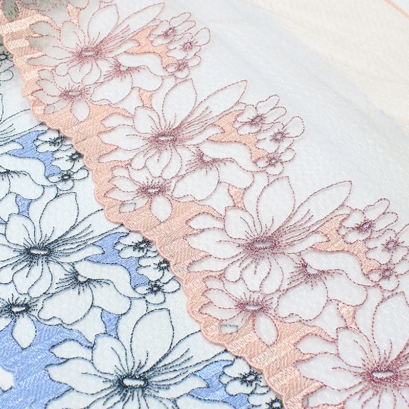 

37Yards Silver Threads Embroidery Lace Trim Laces Fabric DIY Bra Underwear Sewing Material DIY Apparel Dress Fabric