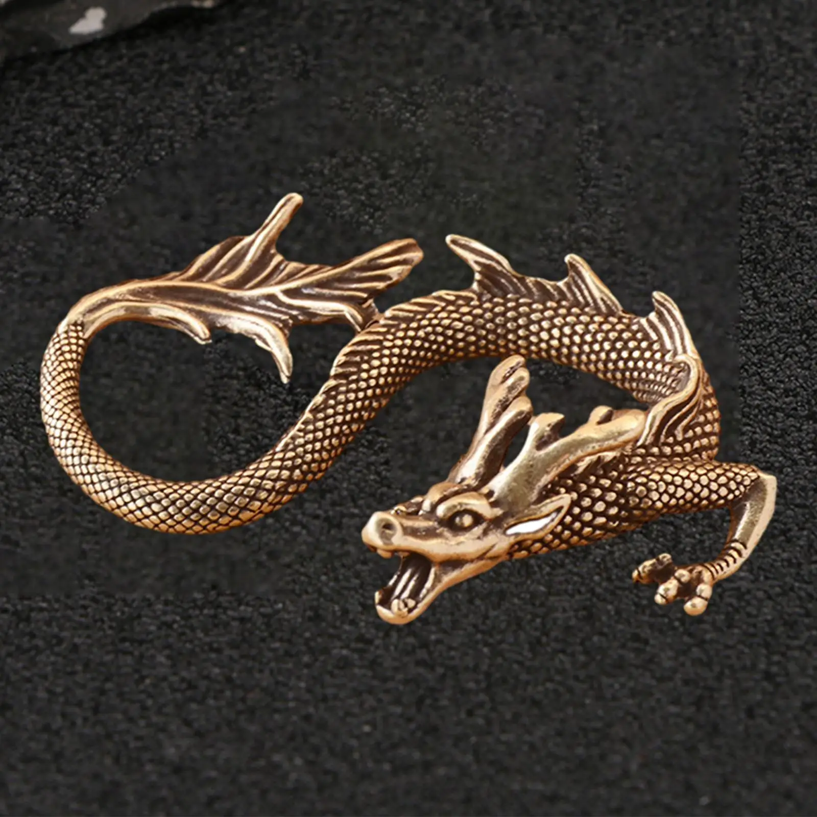 

Brass Dragon Figurine Miniatures Animal Collection Best Gift Brass Dragon Dragon Statue