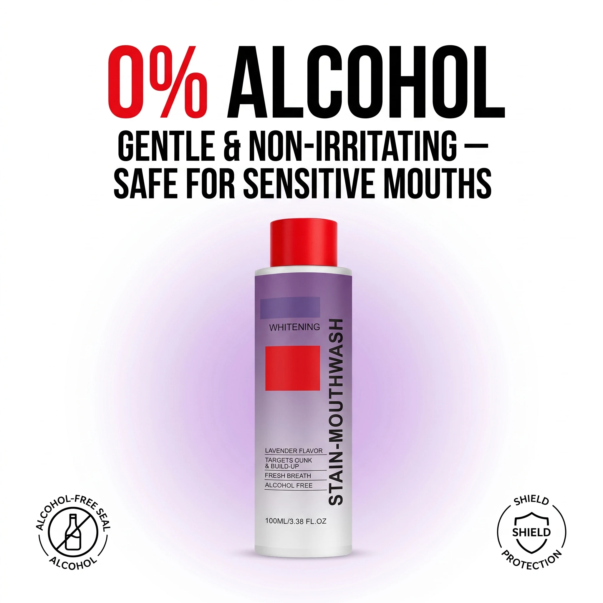 غسول فم مبيض ومزيل للبقع بنكهة - مراجعة Whitening Mouthwash وسعره