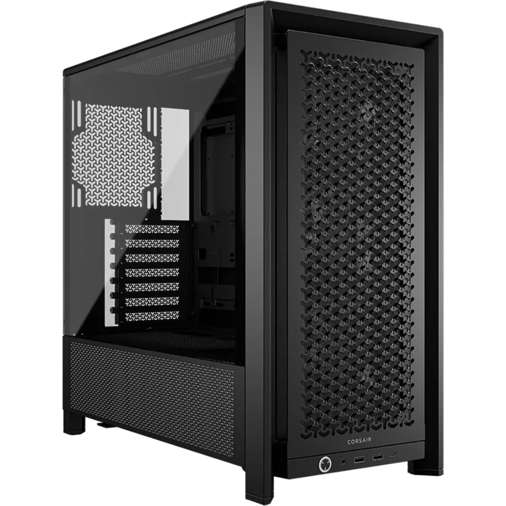 

Modular High Airflow Mid-Tower PC Case with 3 RS Fans InfiniRail System Support Multiple 360mm Radiators Reverse Connector