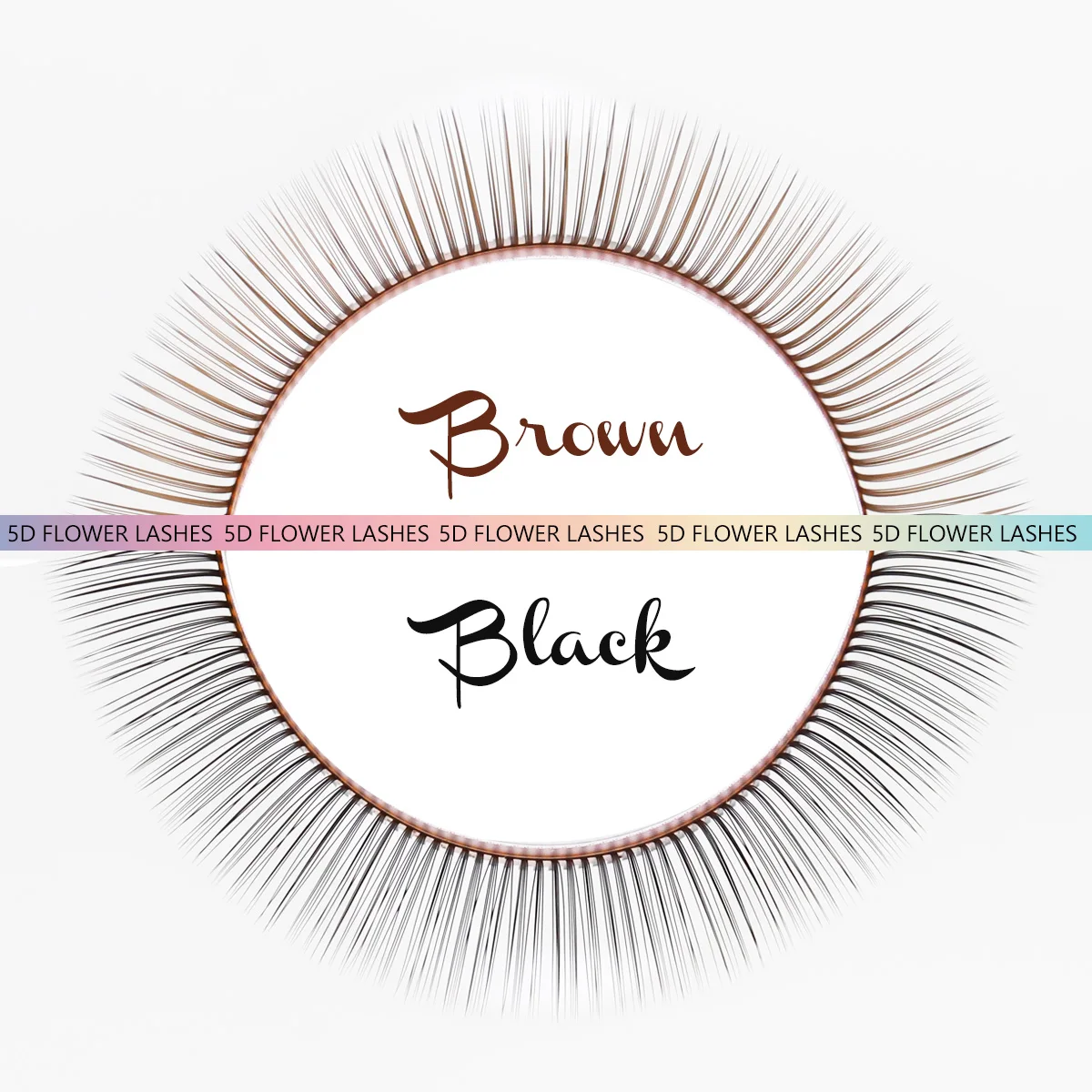 رموش فلورا 5D من AGUUD 0.07 ملحقات رموش سهلة المروحة للبيع بالجملة حجم مسبق الصنع 12 صفًا نمطًا طبيعيًا ناعمًا