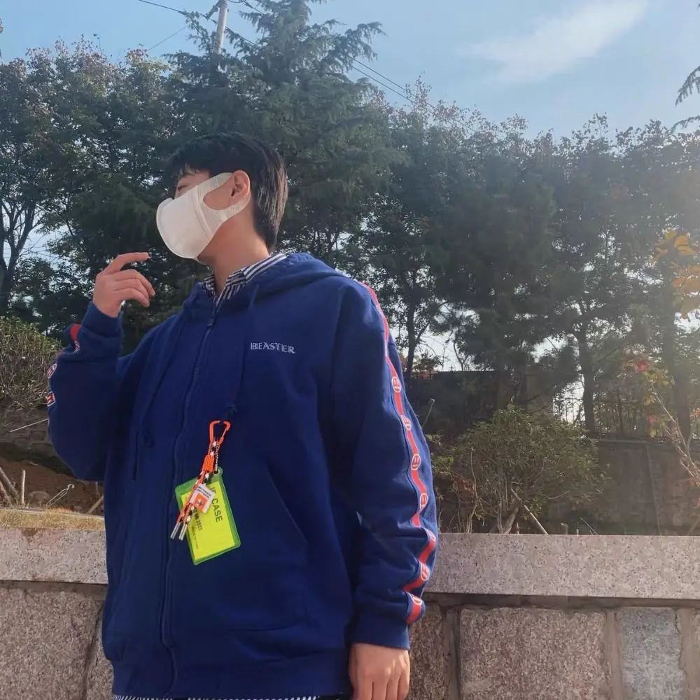 Fluorescent Color Card Holder Lanyard PVC Material Metal Keyring ID Card Strap Weave Rope Transparent Credential Holder