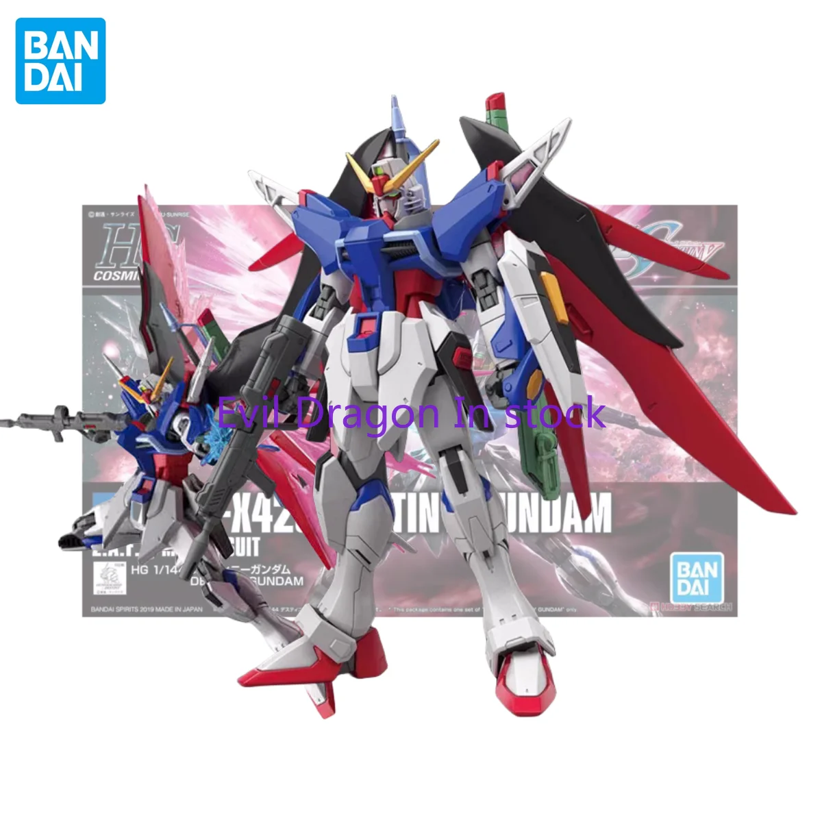 

В наличии BANDAI Original HG 1/144 ZGMF-X42S Destiny Gundam семян, Модель для сборки, идеальный подарок для детских игрушек