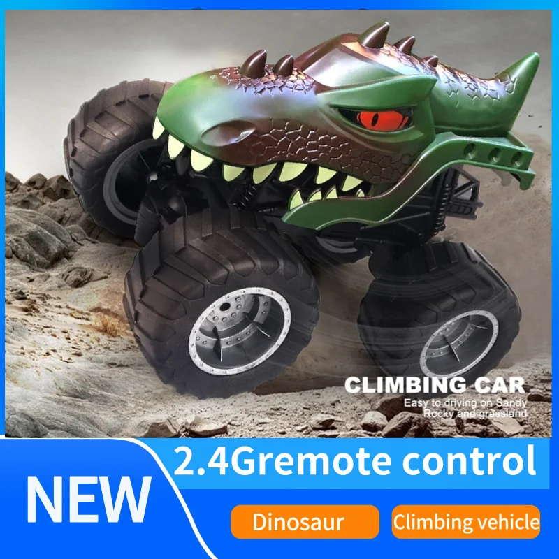

2.4GHz Wireless RC Dinosaur Climbing Car - Remote Control Toy for Kids Boys & Girls Perfect Gift