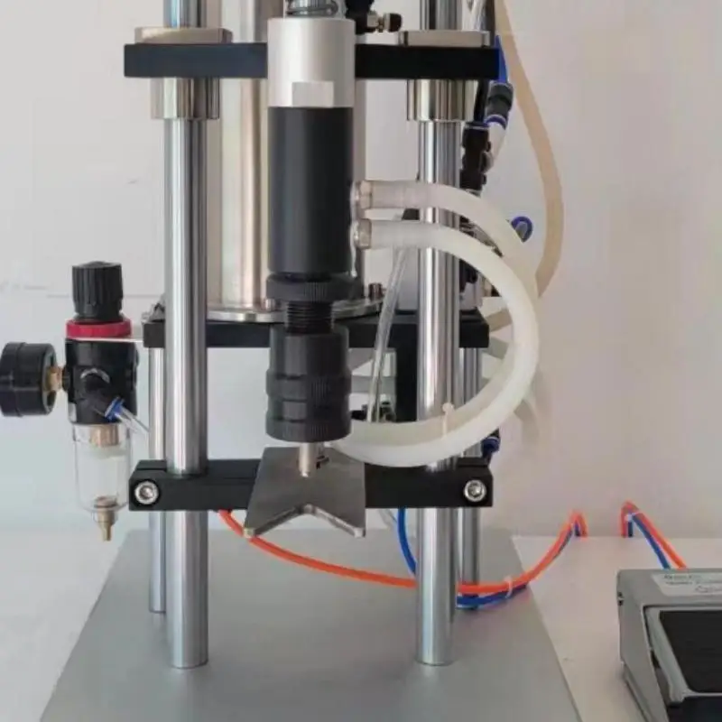 향수 진공 충전 기계, 데스크탑 반자동 진공 흡입 물병, 화장품 생산 기계용 액체 필러