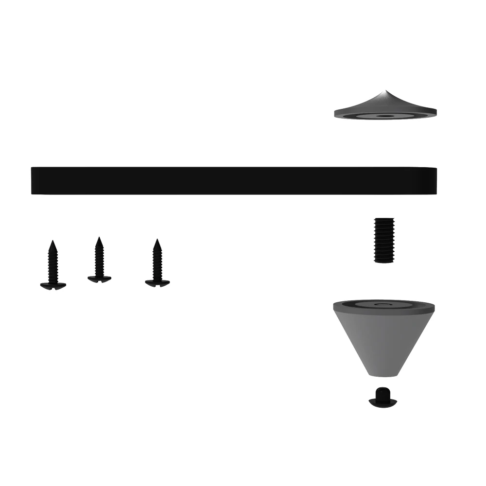 Hi-End 2/4PCS SP1500 Gecombineerd Type Luidspreker Stand Voet Subwoofer Schokbestendig Spike Beugel Luidspreker Spike schokdemper Stud Trip