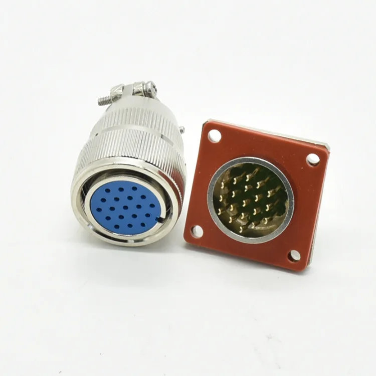 

Vacuum Connector Male and Female Matching Connector Aviation Plug Hermetic Connector MX23-19P