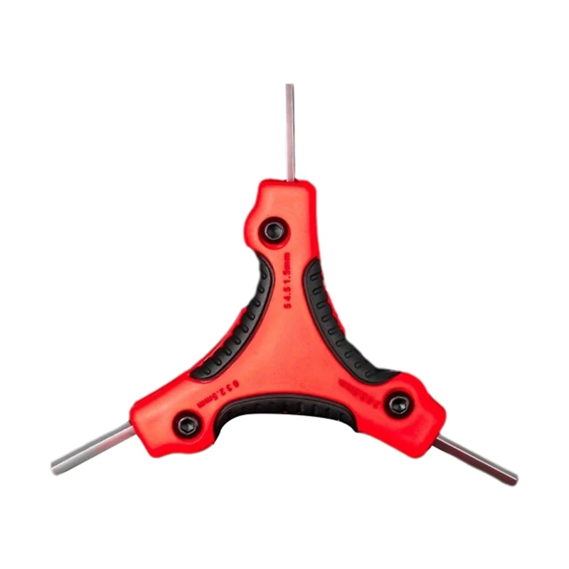 

A19F-складной шестиугольный звездчатый ключ, портативная отвертка из стали Cr-V, метрический складной шестигранный ключ, комплект