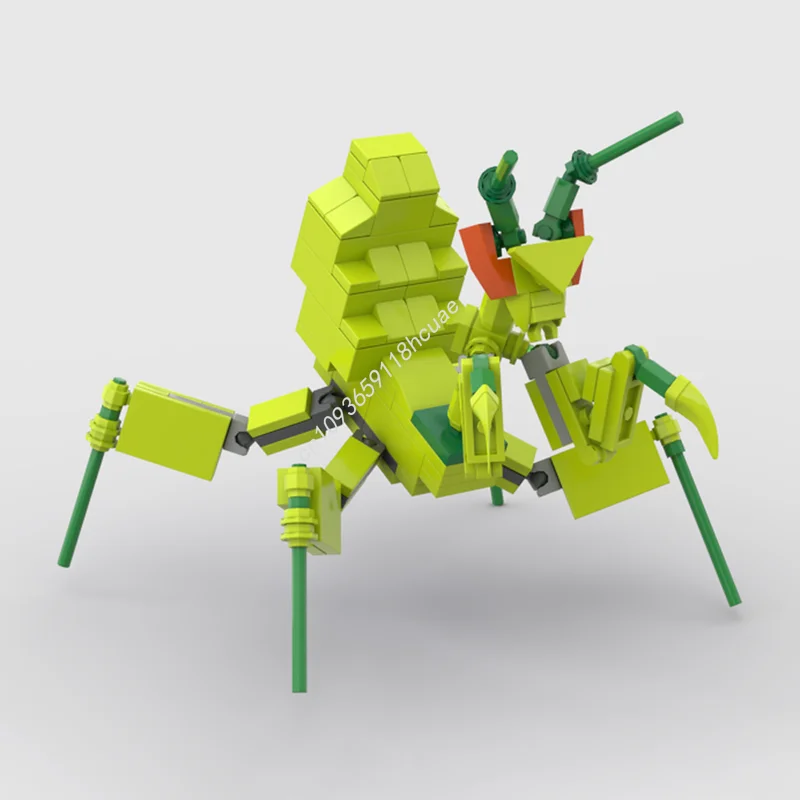 

133 шт. MOC искатели приключений Молись Богомол нимфа модель строительные блоки Рождественский подарок архитектура творческие образовательные игрушки для детей