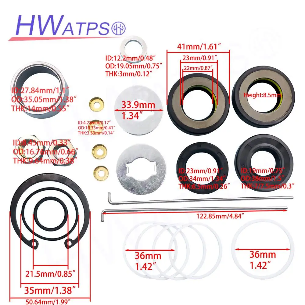 04445-12110 Power Steering Rack Gear Gasket Repair Seal Kit 0444512110 For Toyota Corolla AE100 AE101 AE102 1.6L 1.8L 1991-1997