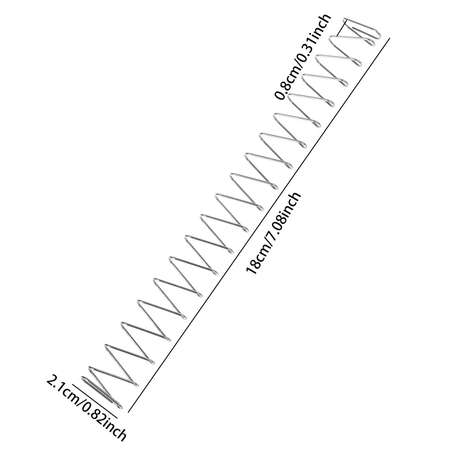 10Pcs 직사각형 압축 스프링 인형 제조기 부품 자동차 교체