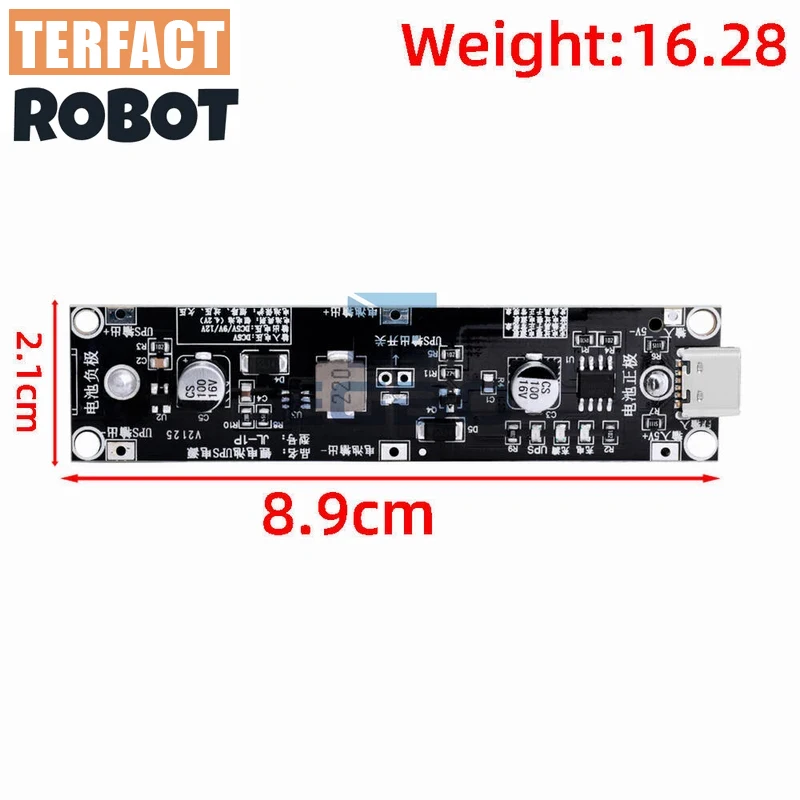 Charge Discharge Same Time 1A 5V 9V 12V 18650 Lithium Battery Boost Step Up Module UPS Uninterruptible Power Supply Module