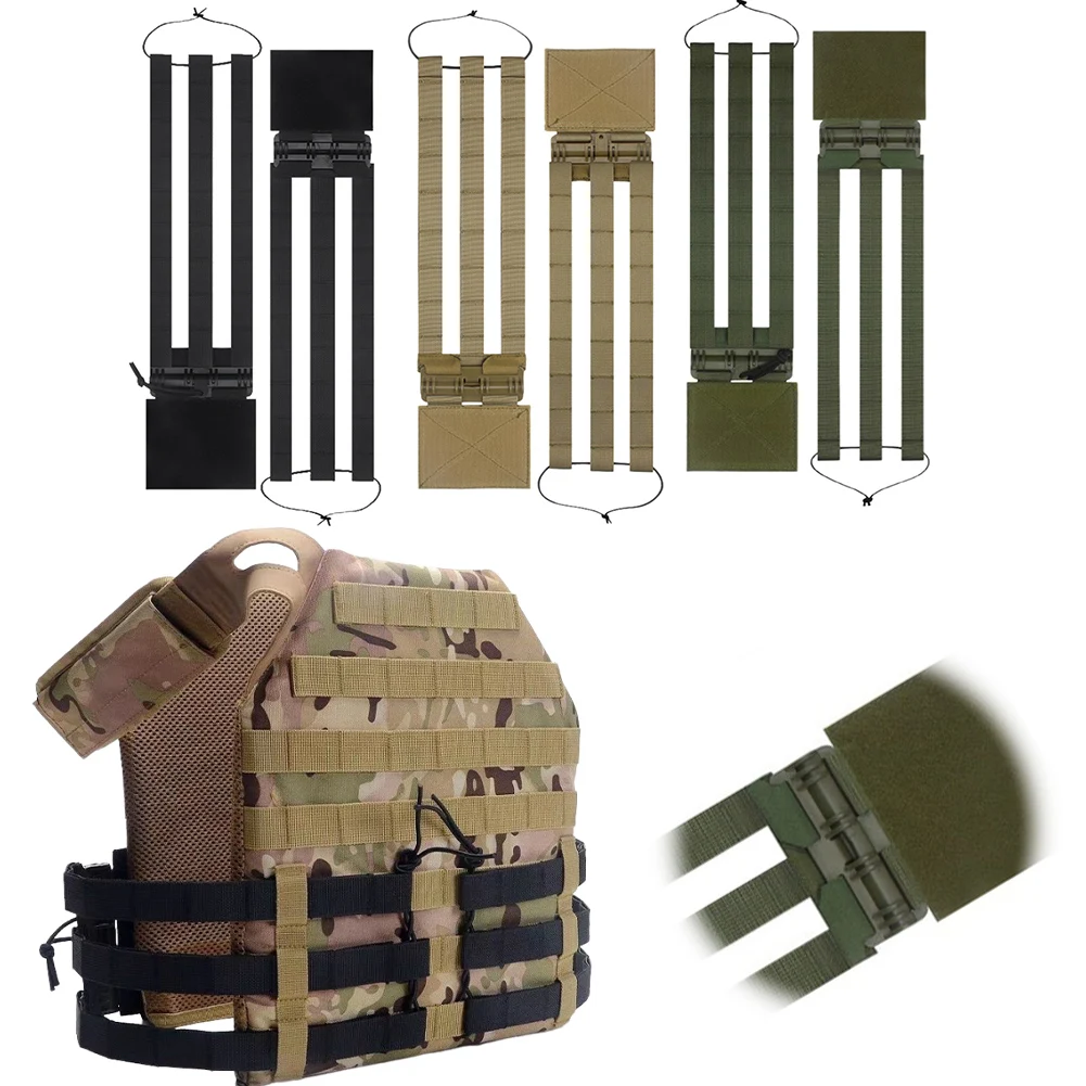 

Molle Skeletal Cummerbund Quick Release Buckle Band Skeletal Mesh Cummerbund Strap Side Belt Vest Accessories