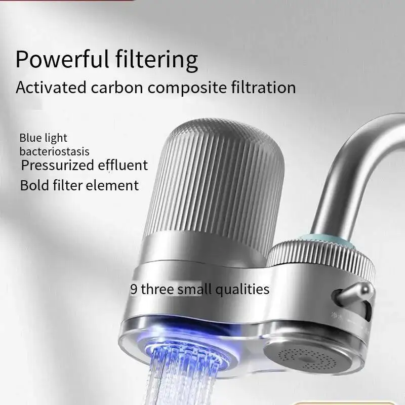 SOGEE Faucet Descaling And Dechlorination Household Pre-Filter Kitchen Tap Filter Water Purifier