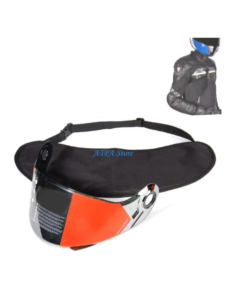 U13C Motorcycle Helmets Accessories Storage Small Motorcycle Visors & Lens Carrying Case for Face Shielding & Lenses