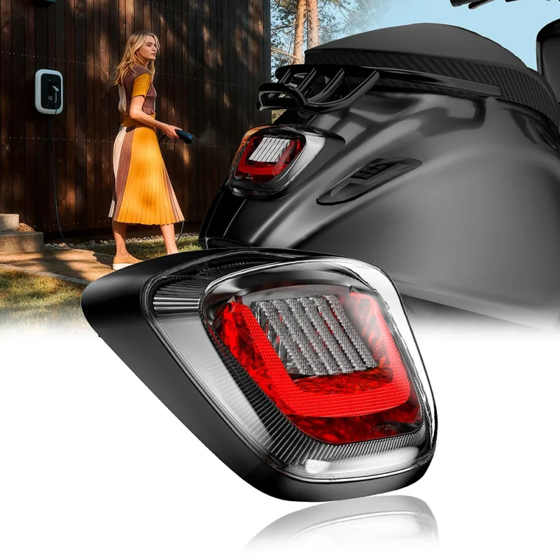 E Mark Approved LED Tail Light For Vespa Sprint Primavera 150 Motorcycle Brake Stop Lamp New