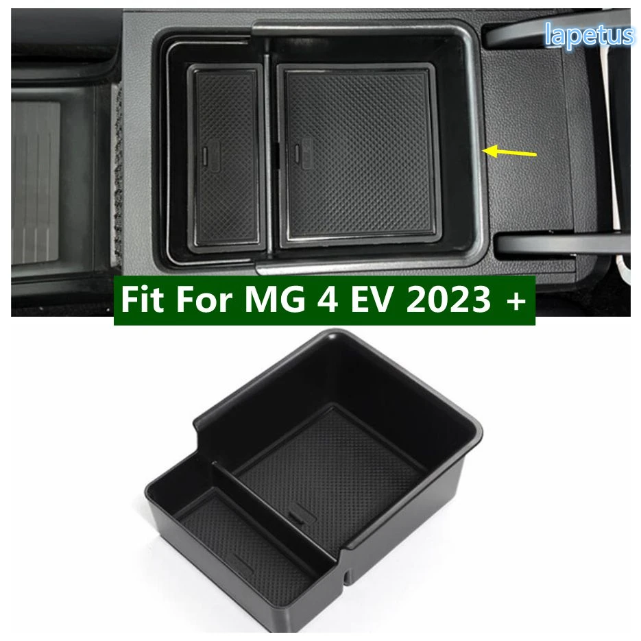 

Armrest Arm Rest Storage Box Center Console Compartment Glove Tray Organiser Cover Fit For MG 4 EV 2023 2024 Car Accessories