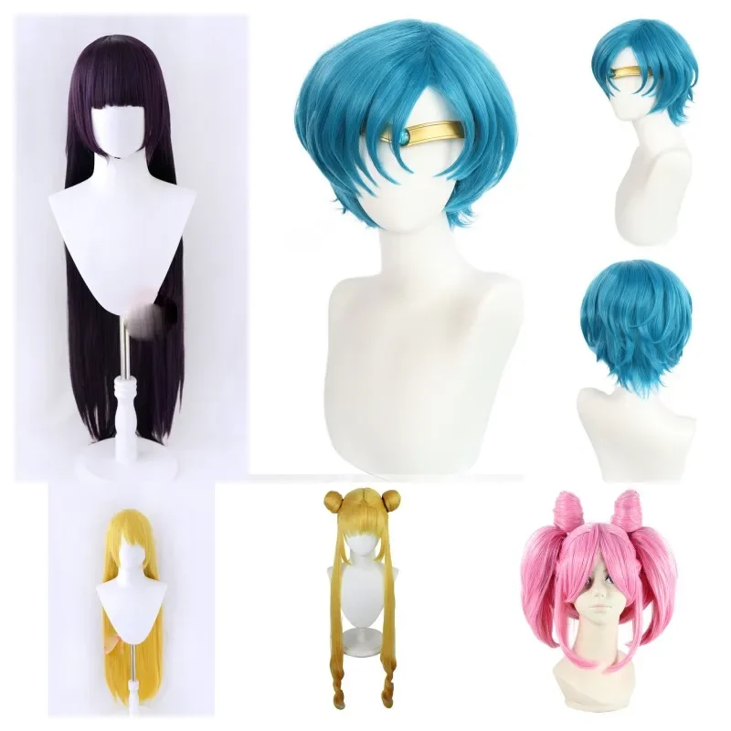 Anime Sailor Uniform Cosplay Moon Costumes Anime Figure Dress Vestido Halloween Costumes for Women Suit Wig Loli Clothing Par*.1