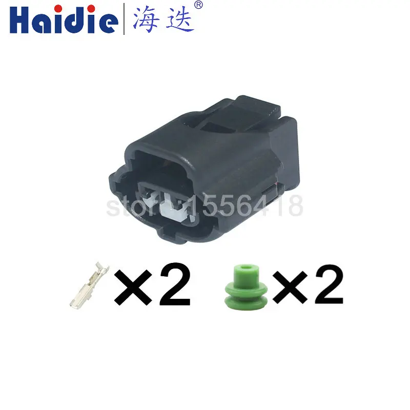 

1-100 sets 2Pin Automobile connector harness waterproof plug In stock 7283-7929/90980-11025 Female housing with terminals