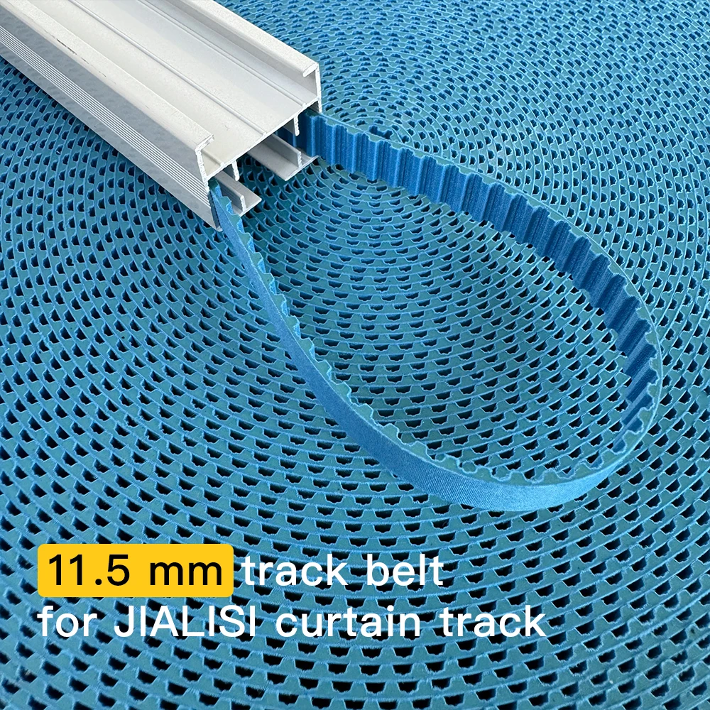 Blue 11.5mm Track Belt for Jarliss Curtain Track Motorized Curtain Motor Accessories JIALISI Rail Belt