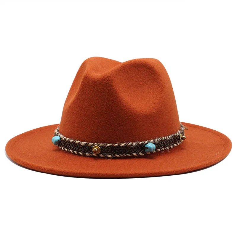 AliExpress Chapéu Fedora Top De Lã para Senhoras, Aaba Plana, Aola Grande, Moda Europeia e Americana