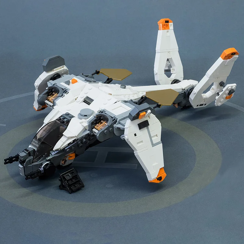 Classic Titanfalls 2 Phantom Building Block Set Game‘s Single-seat Jump-Capable Fighter Aircraft Model Toys Game Fans Gifts