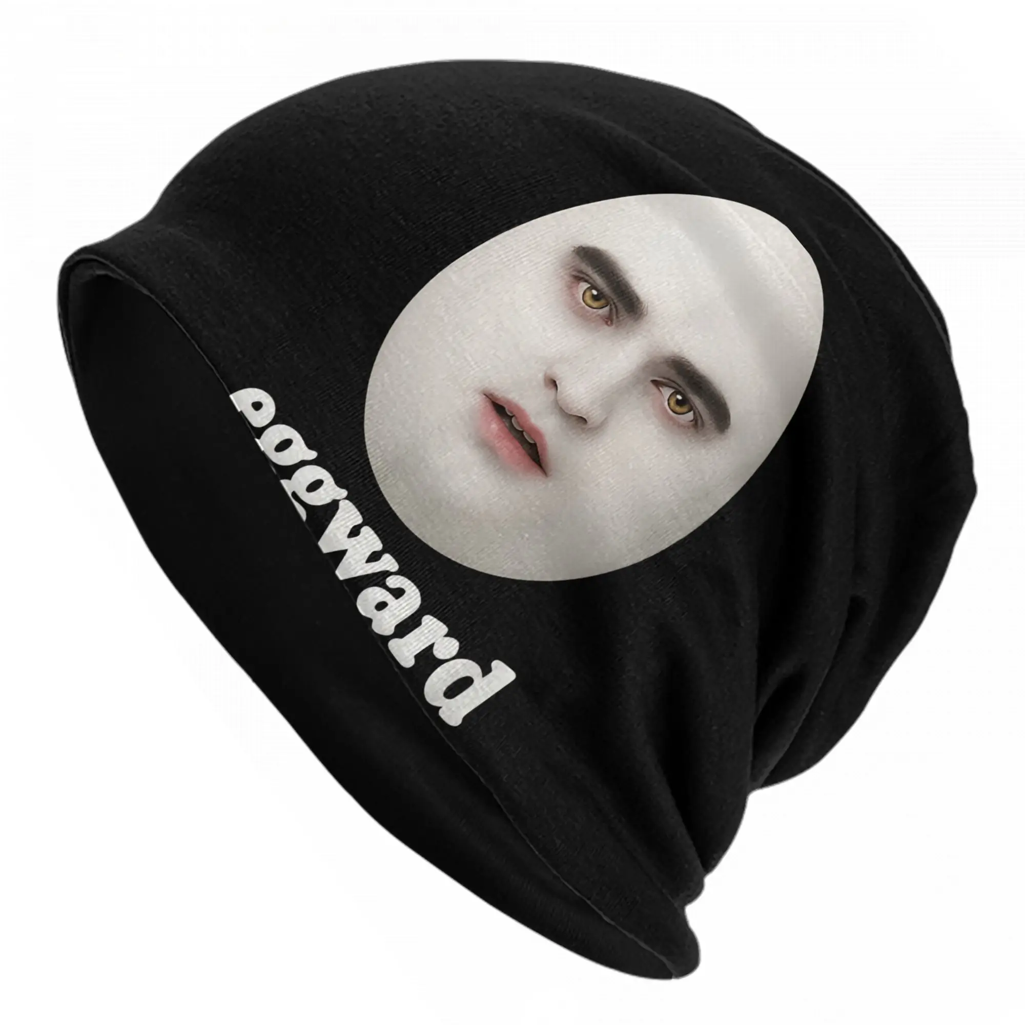 Eggward Funny Meme Bonnet Hats Vintage Street Skullies Beanies Hat Twilight Edward Cullen for Men Women Warm Multifunction Cap