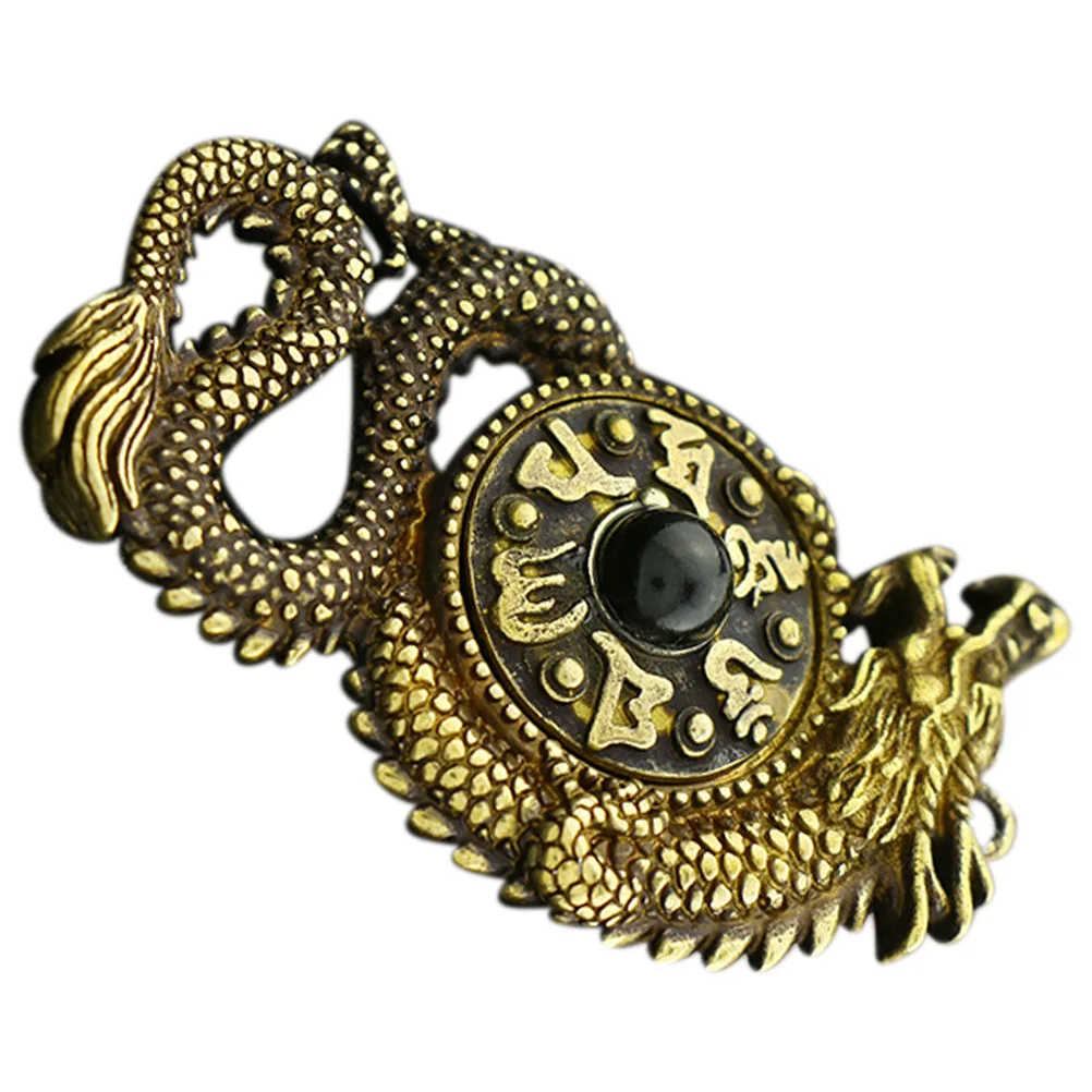 

Brass Dragon Dragon Pendant Decor Retro Metal Crafts Hanging Decor Keychain DIY Animal Statue Bedroom Car nament
