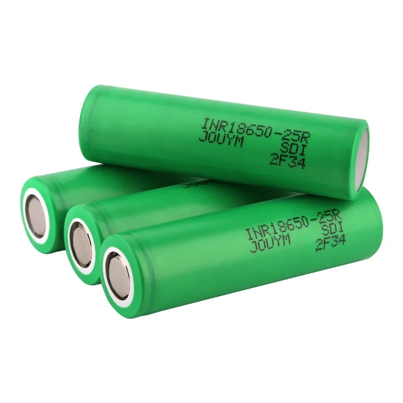 JOUYM 18650 Battery 2500mAh 3.7 V High Current Discharge 30 A INR 18650 25R Li-ion Rechargeable Batteries for Samsung Power Cell