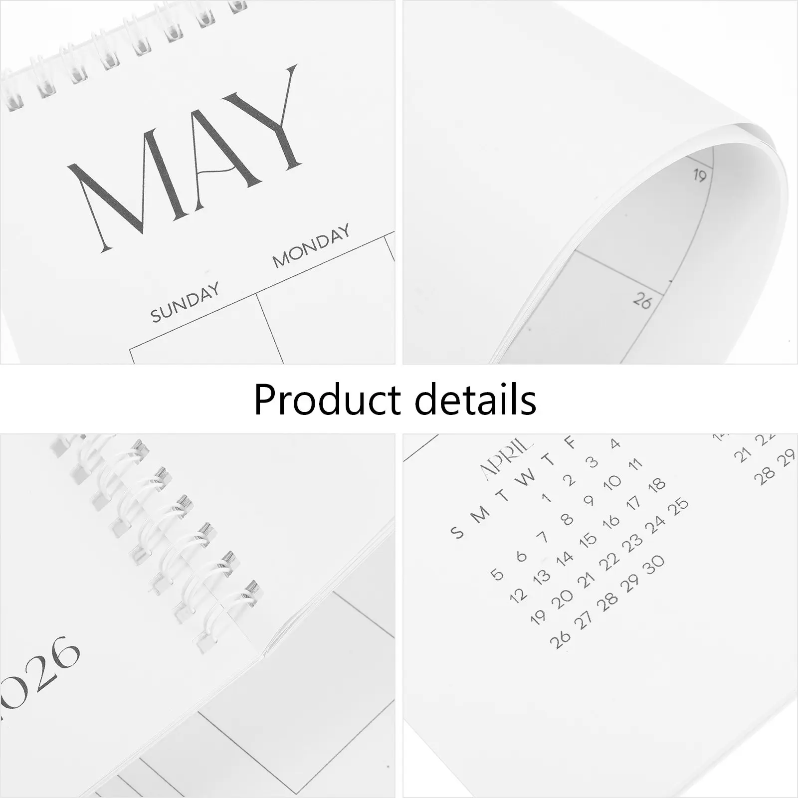 Wall Calendar 2025-2026 18-Month Hanging Planner July December Thick Paper Easy Writing Smooth Ink Resistance Office Study