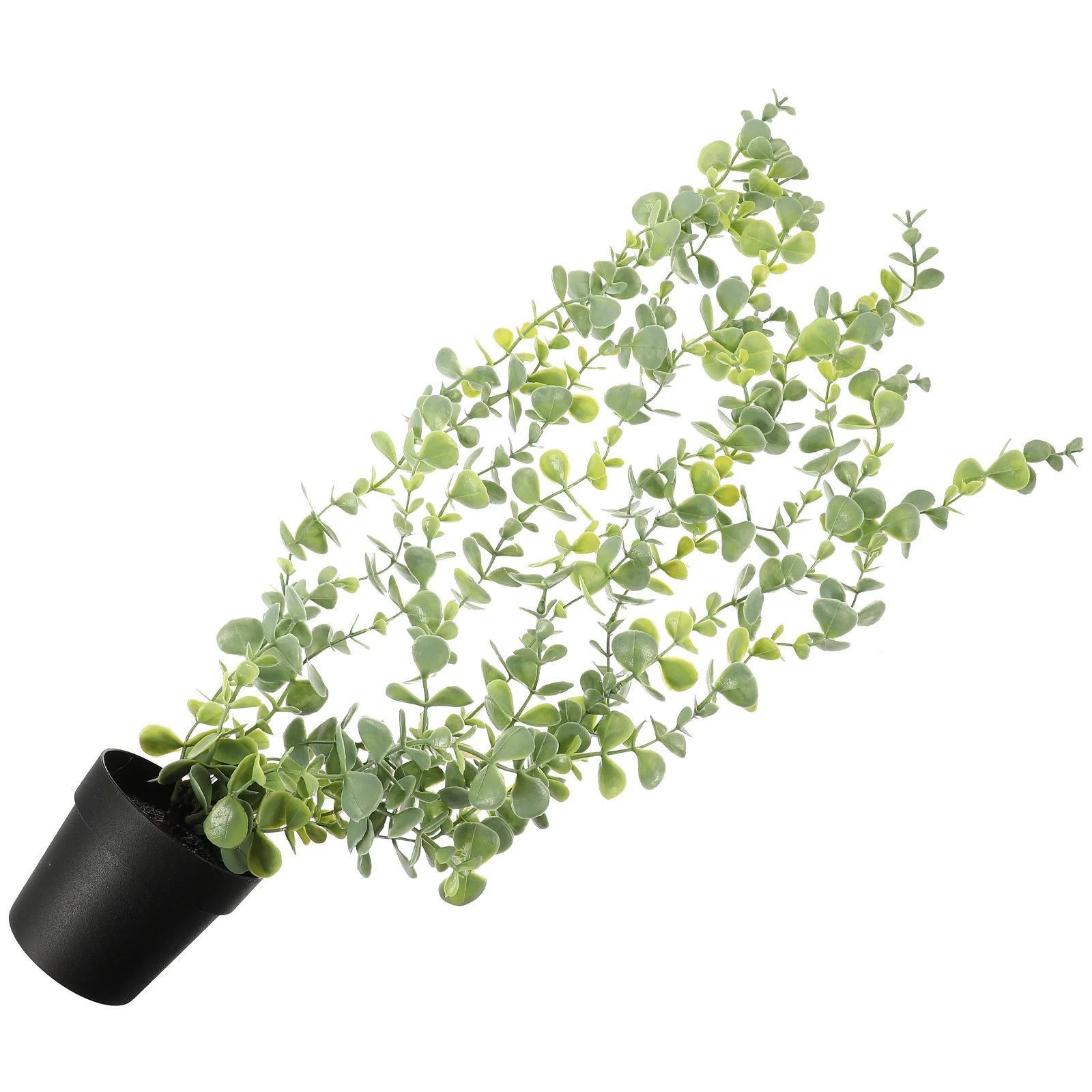 

Artificial Hanging Plant Eucalyptus Leaf Decoration Plastic Bonsai Green Ornaments Fake Vine Wall Ceiling Decor Faux Plants Home