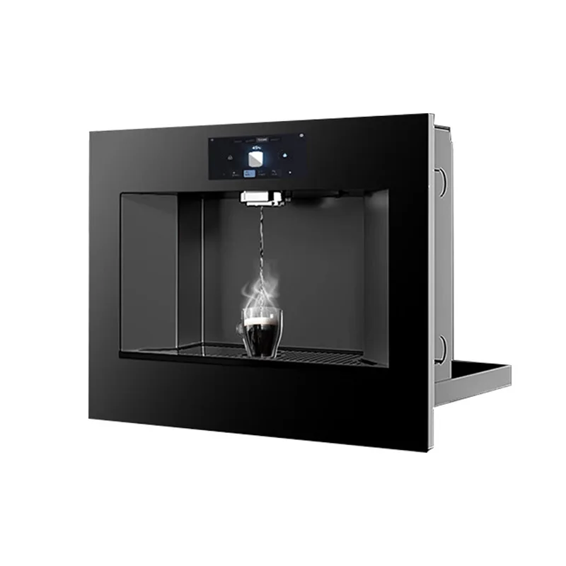 

Ice and heat integrated embedded direct drinking machine, household no water tank, no silicone water dispenser